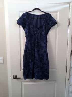 Whimsigoth Puff Sleeved Knee Length With Sweetheart Neckline Dress Size 6